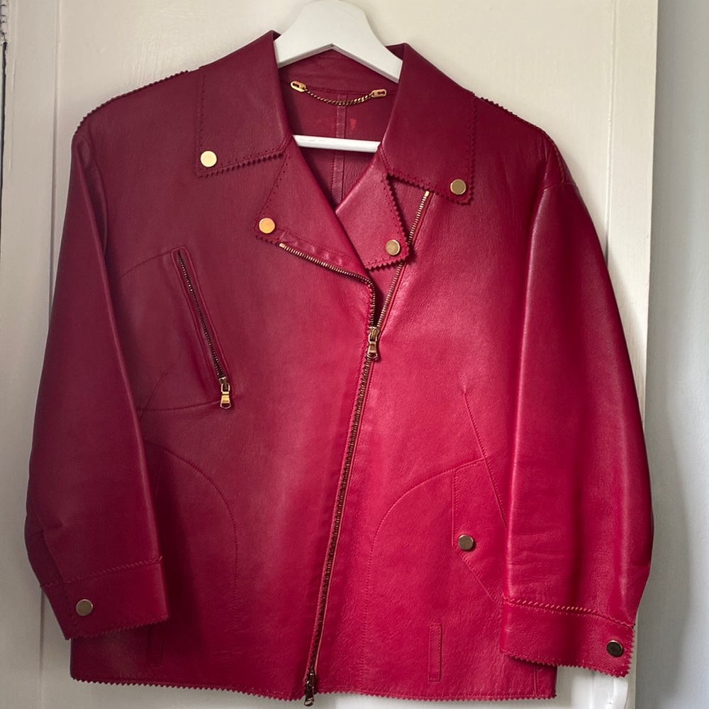 Tommy Hilfiger Collection Genuine Calf Skin Leather jacket